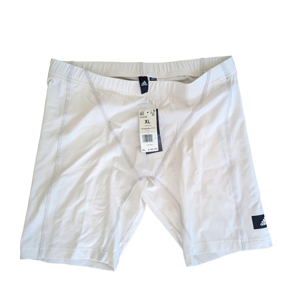 Adidas White WoMen's Shorts XL
